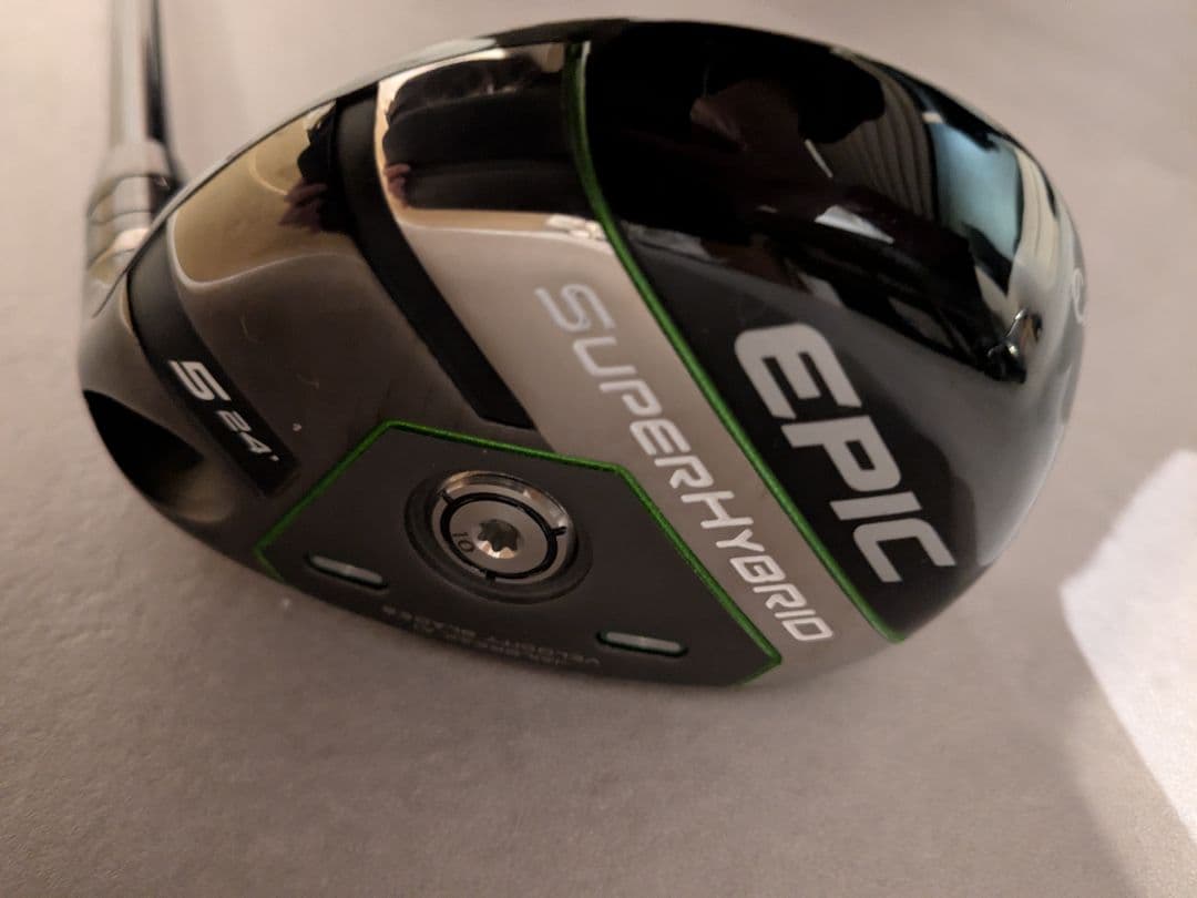 EPIC SUPER HYBRID 5番 24度 75S ガラスコーティング