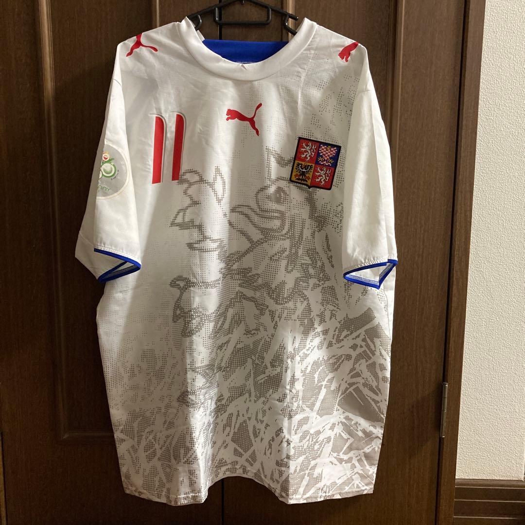 チェコ代表　2006年　ネドベド　ワールドカップ　ユニフォーム