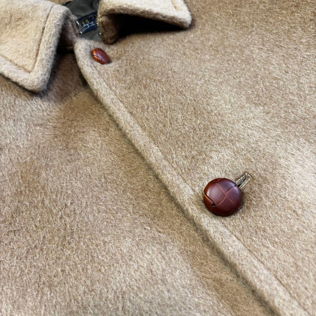 狂四郎様専用 ビンテージ ステンカラーコートキャメル100% イタリア