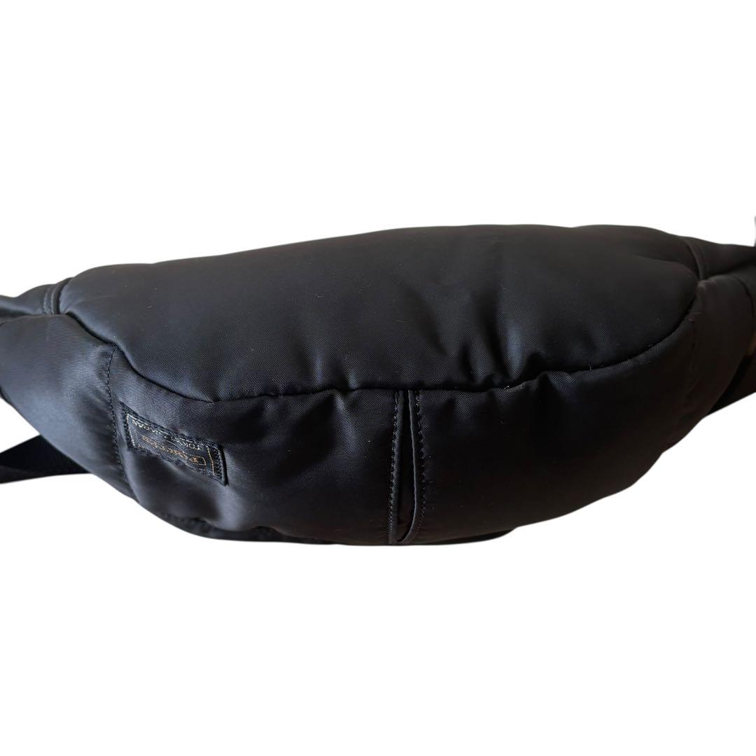 美品✨PORTER タンカー ボディバッグ ウエストバッグ ブラック ポーター
