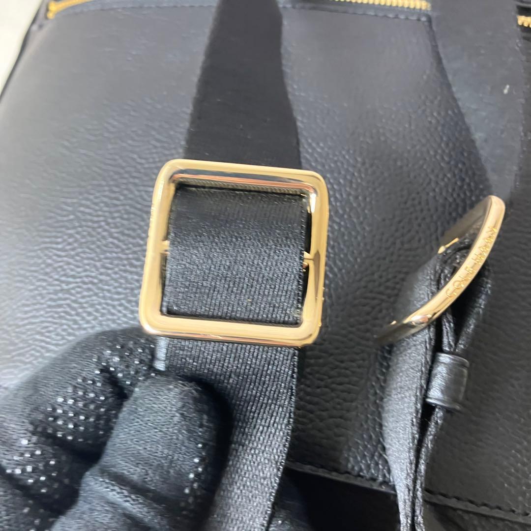 ほぼ新品✨コールハーン グランドアンビジョン 大容量 A4可 シボ革 リュック