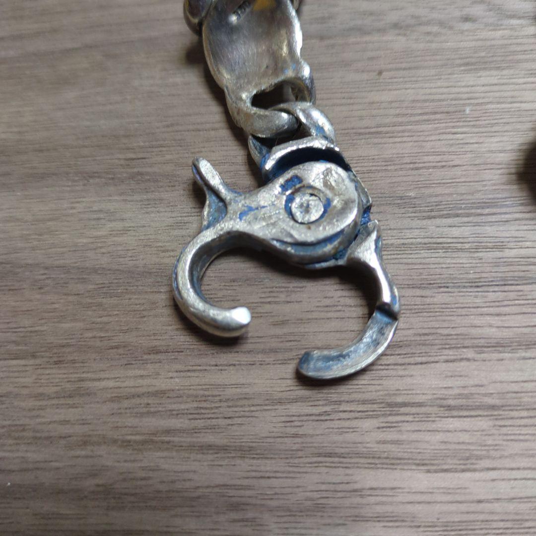 フローラルデザイン シルバー ブレスレット 重量級 ノーブランド