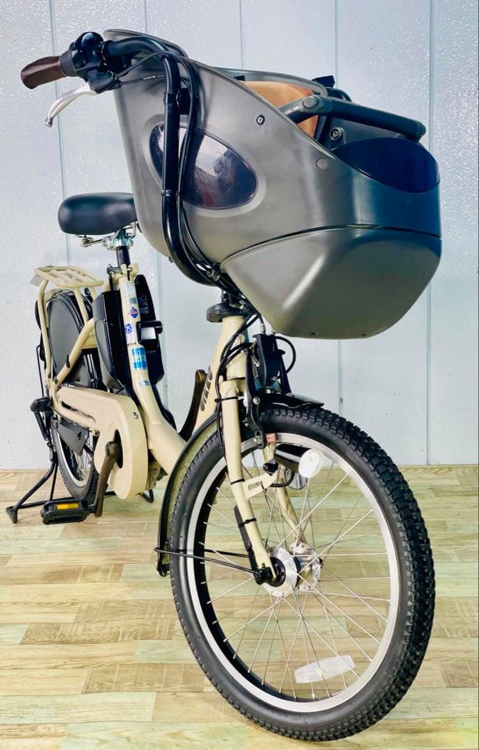 2956ブリヂストン13.2アンペア　3人乗り対応子供乗せ　電動アシスト自転車