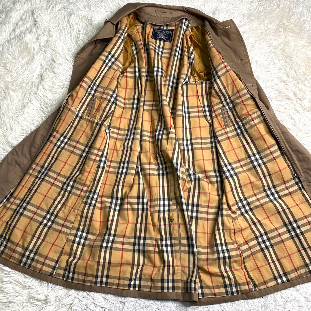 良品✨Burberry ステンカラーコート ライナー M ノバチェック ベージュ