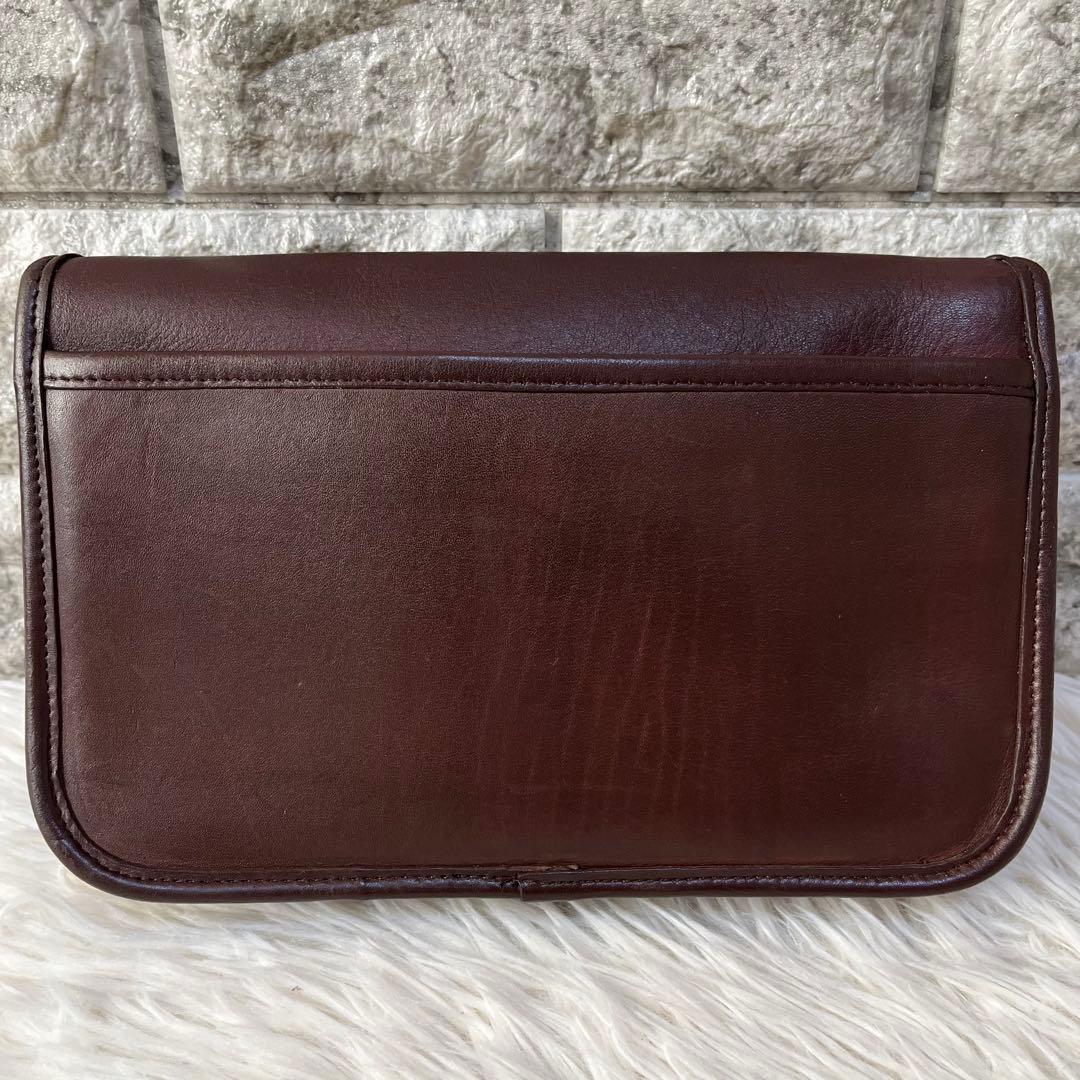 美品】オールドコーチ 9755 USA製 グラブタンレザー ショルダーバッグ