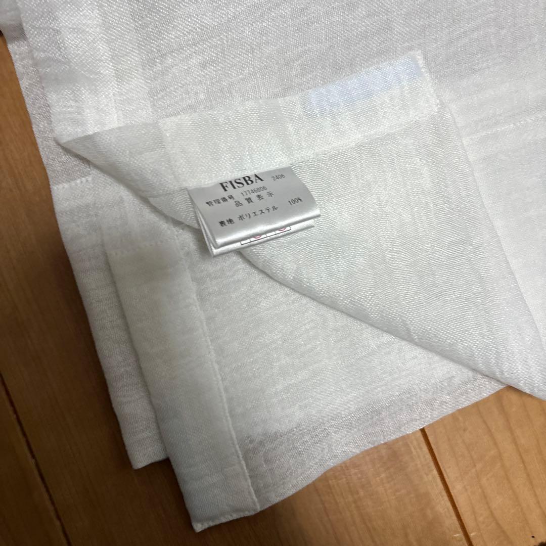 FISBAスイス製高級生地オーダーメイド　レースカーテン　両開き　②