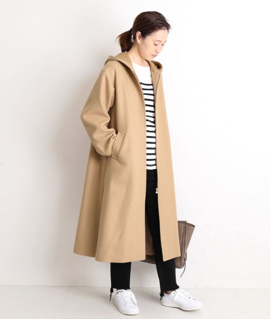 ☆美品☆スローブイエナ 定価27,500円 HAMILTONフードロングコート