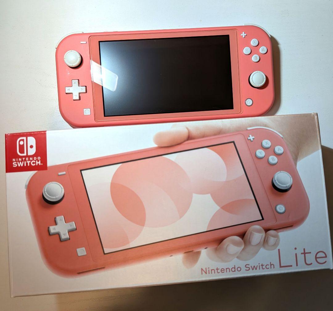 Nintendo Switch Lite コーラル 本体 箱付き