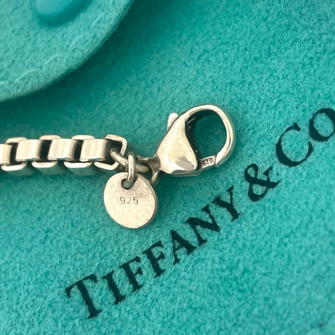 美品 Tiffany ティファニー ベネチアン チェーン ブレスレット 925