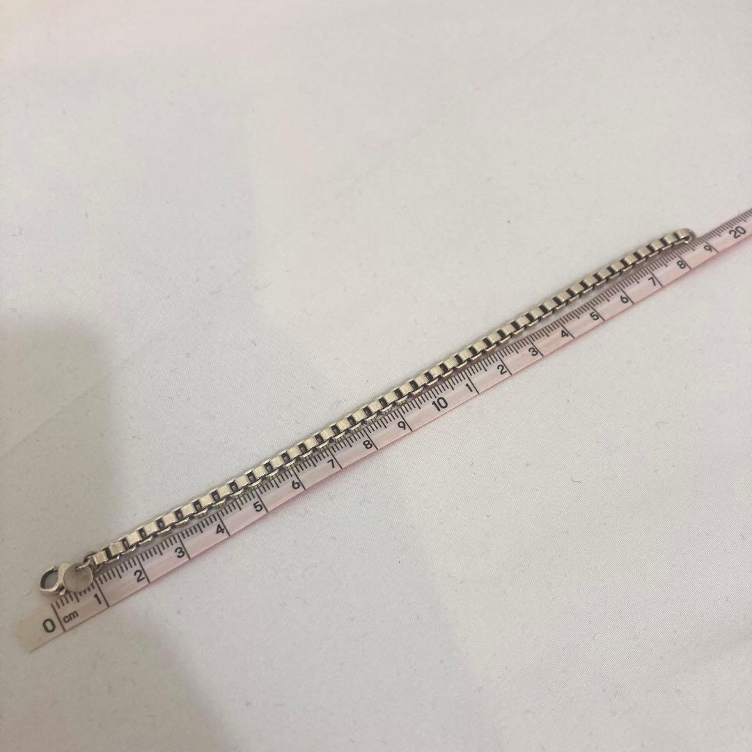 美品 Tiffany ティファニー ベネチアン チェーン ブレスレット 925