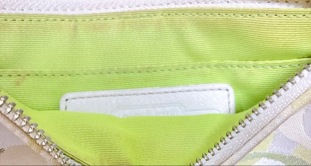 COACH コーチ シグネチャー アクセサリーポーチ ワンショルダー 7027