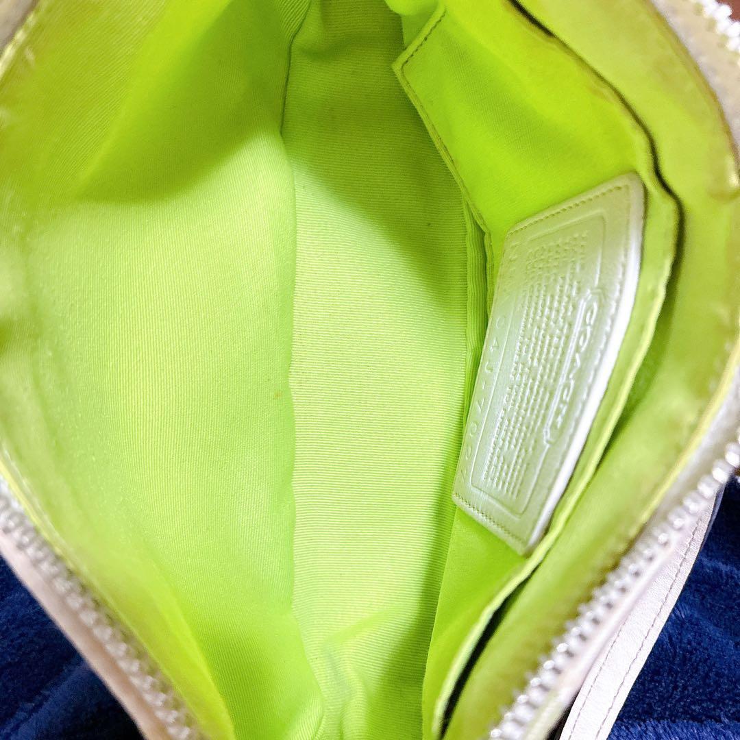 COACH コーチ シグネチャー アクセサリーポーチ ワンショルダー 7027