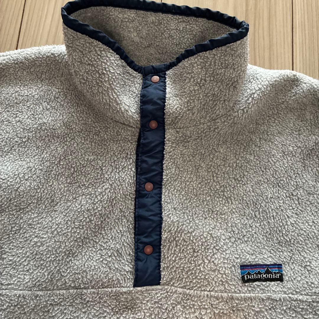 パタゴニア　スナップT 80年代　初代　レア　ポケなし　グレー　メンズ