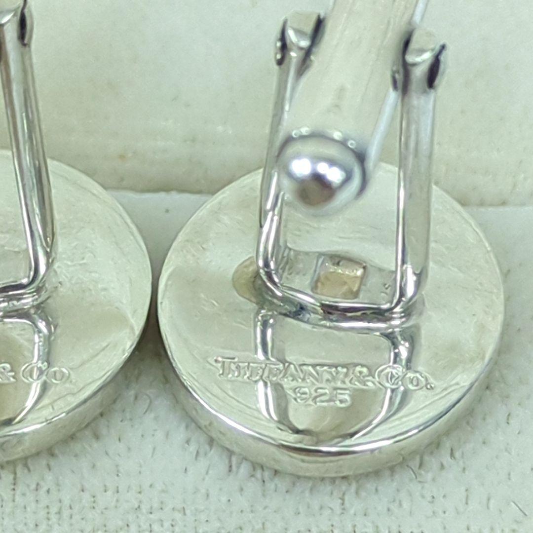 ティファニー カフリンクス シルバー925 オーバル メンズ