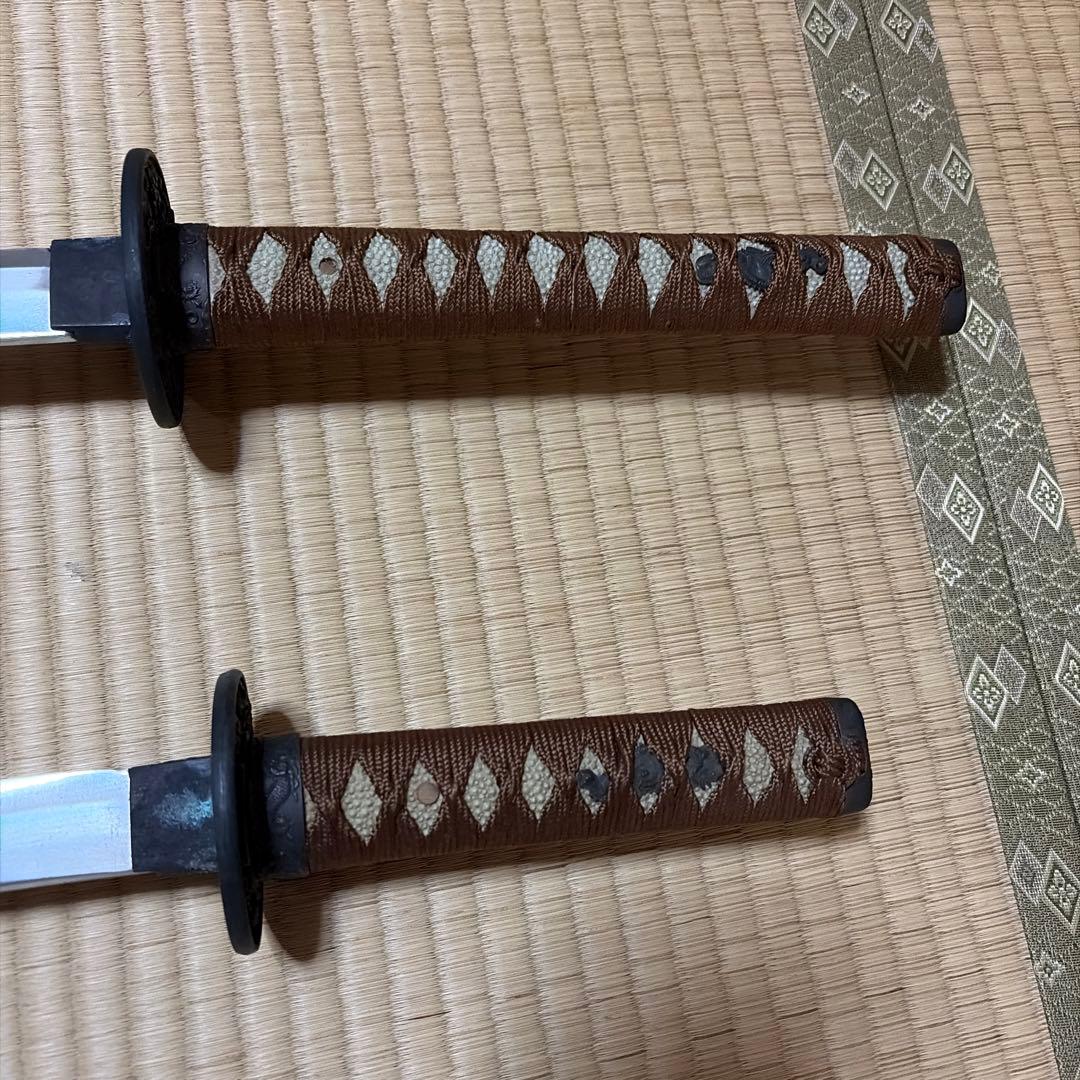 日本刀 2本セット 菱形柄