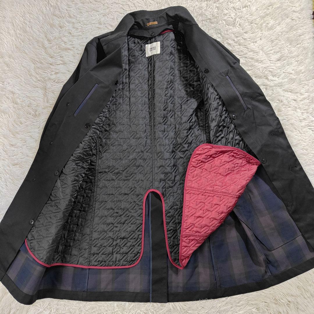 【美品】タケオキクチ　ステンカラーコート　ダウンライナー　大きいサイズ　XL