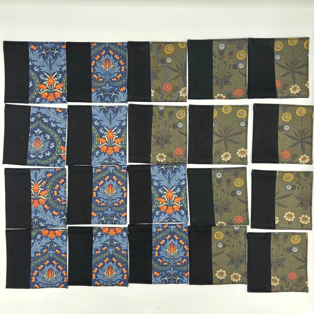 2314 ウィリアムモリス　コースター　200枚組　ハンドメイド