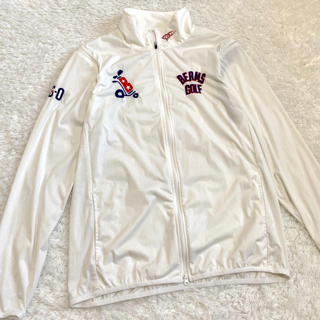 BEAMS GOLF ビームスゴルフ　2way ジャケット　ブルゾン　XL 白