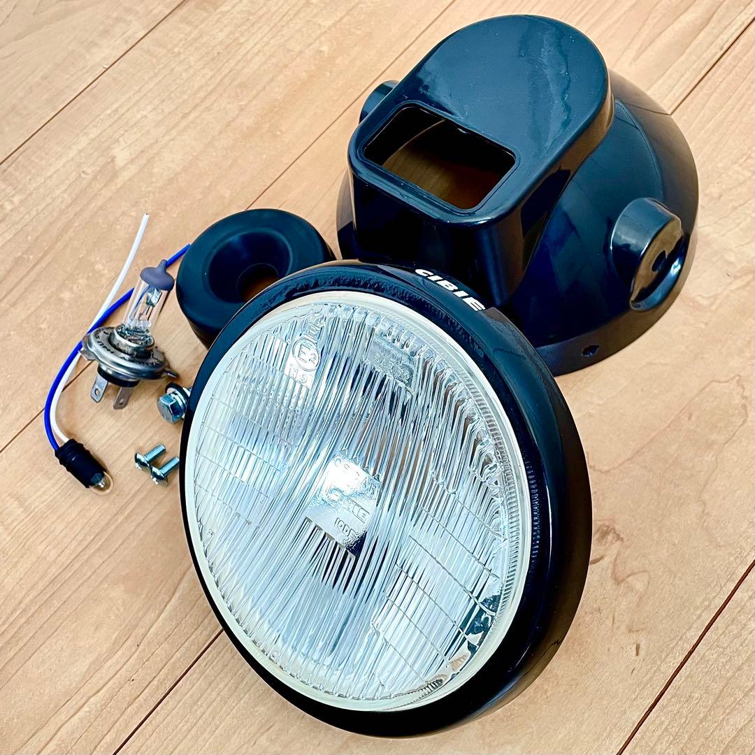 当時物 CIBIE シビエ 凹み ヘッドライト 160φ 極美品 CB250T