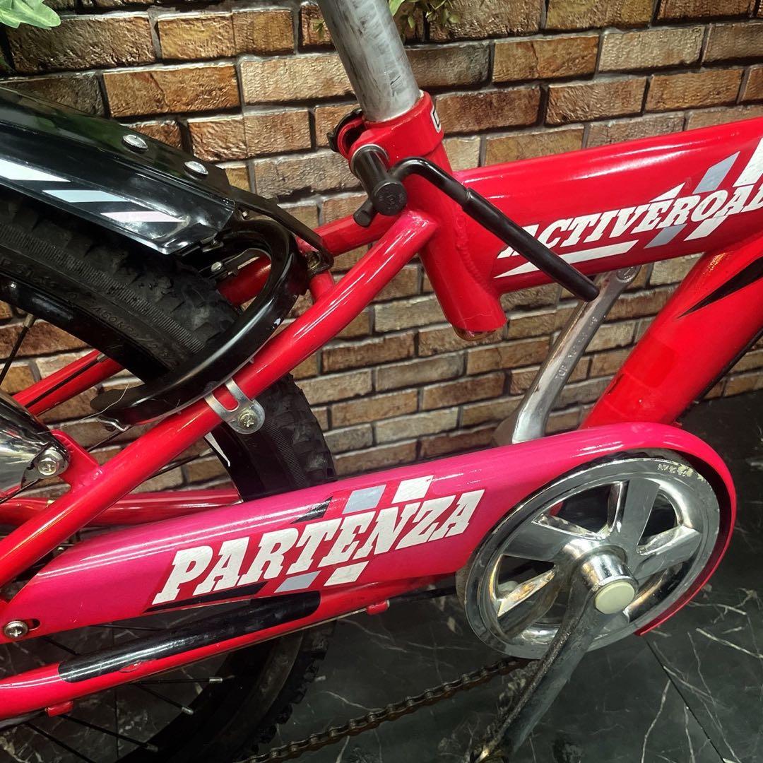 23】子供用自転車 子供車 PARTENZA レッド 22インチ