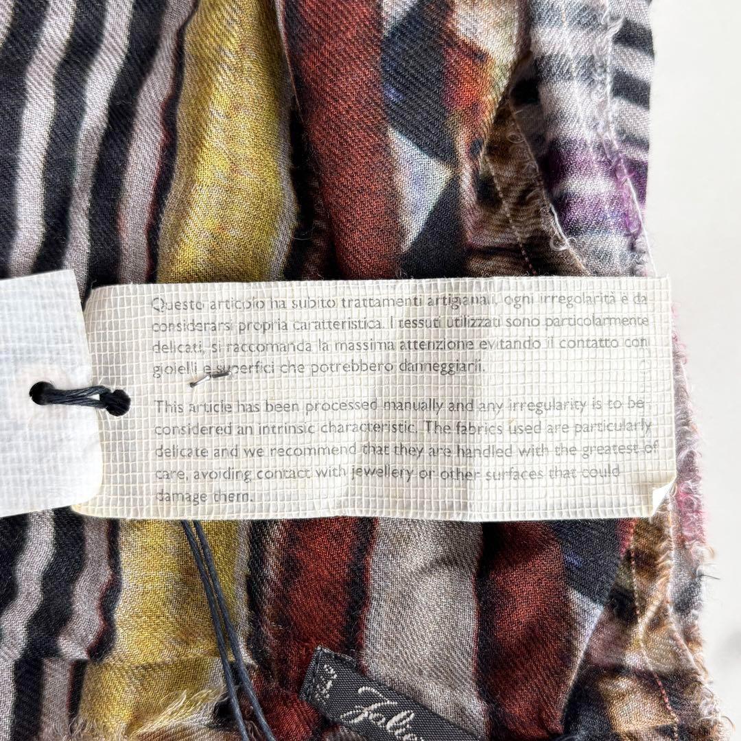 【タグ付き】ファリエロサルティ 大判 モダール カシミヤ ストール ショール