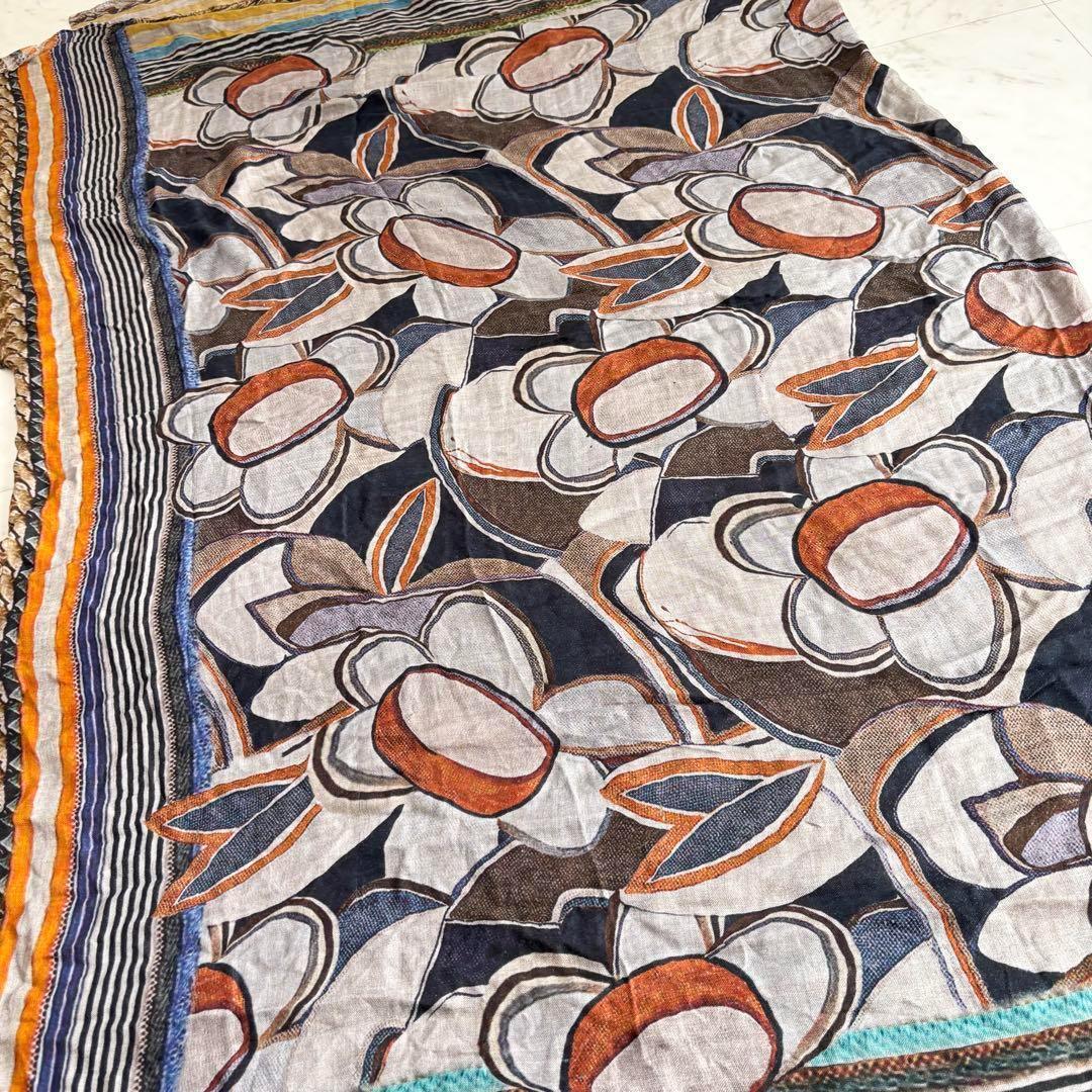 【タグ付き】ファリエロサルティ 大判 モダール カシミヤ ストール ショール