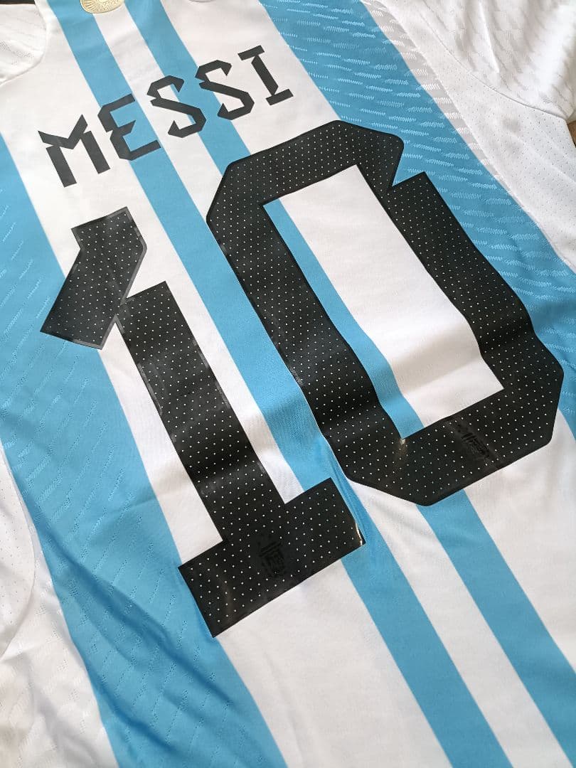 アルゼンチン代表 2022W杯カタール大会 メッシ10 オーセンティック