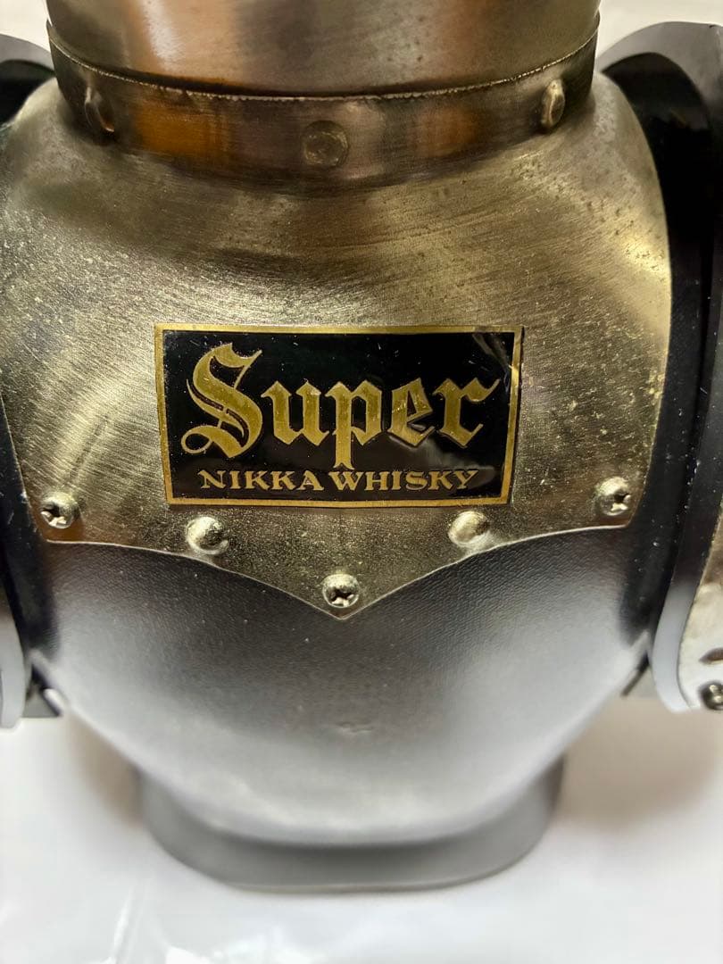 ニッカ ウイスキー 西洋甲冑 ボトルケース アンティーク