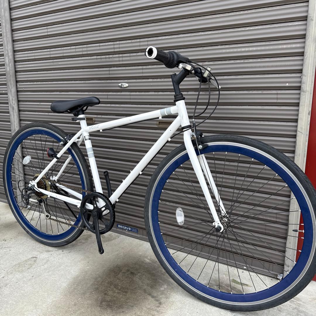クロスバイク 身長165-180cm シマノ6段変速　前橋市引き渡し