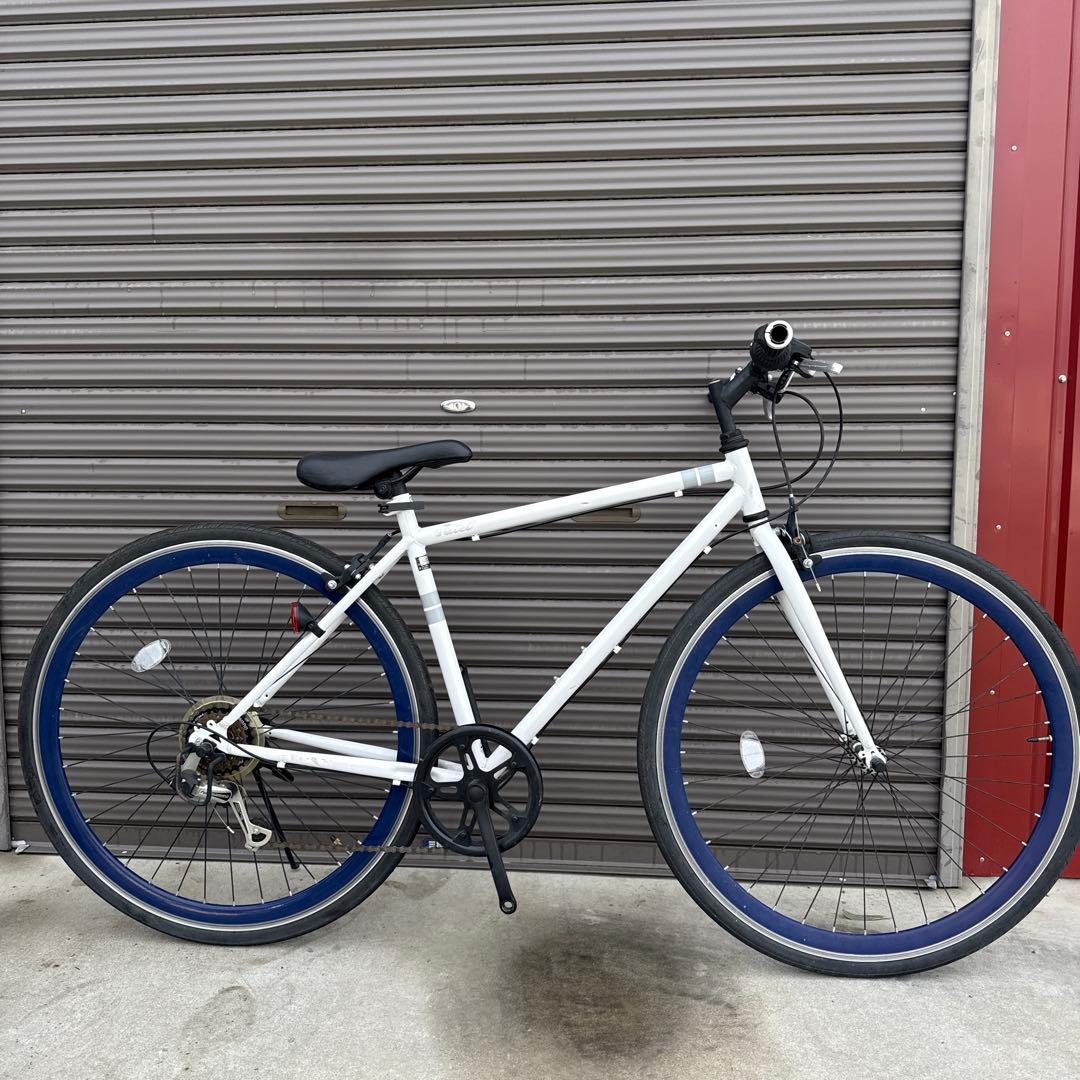 クロスバイク 身長165-180cm シマノ6段変速　前橋市引き渡し
