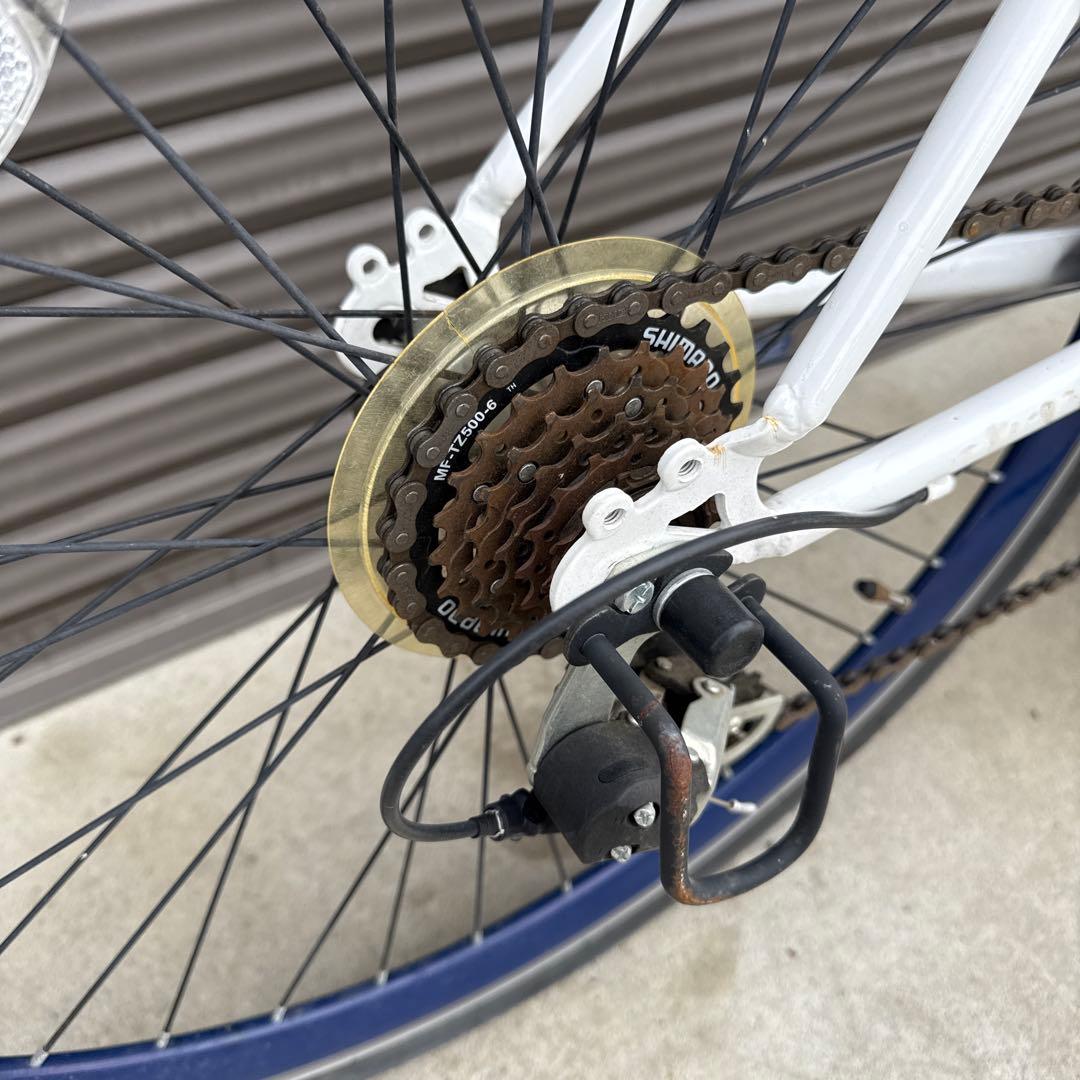 クロスバイク 身長165-180cm シマノ6段変速　前橋市引き渡し