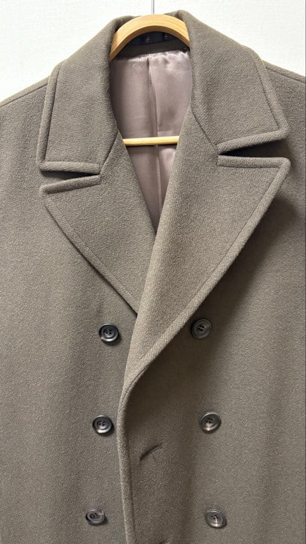 りっくん様専用】ato アトウ ダークブラウン ダブルチェスターコート