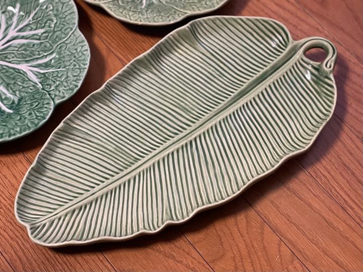 3枚Bordallo Pinheiro ボルダロ ピニェイロ ポルトガル製皿食器