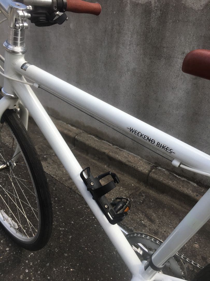 整備済 クロスバイク 自転車 子供 女子 26インチ 美品 綺麗 ホワイト 白