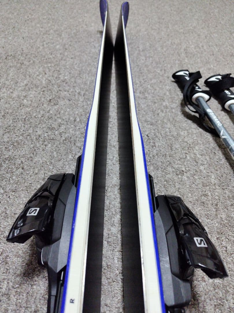 スキー　板　ビンディング　ブーツ　ストック　4点セット