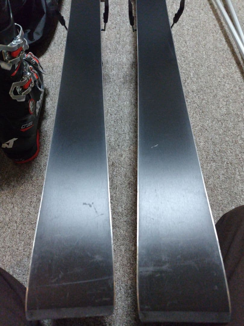 スキー　板　ビンディング　ブーツ　ストック　4点セット