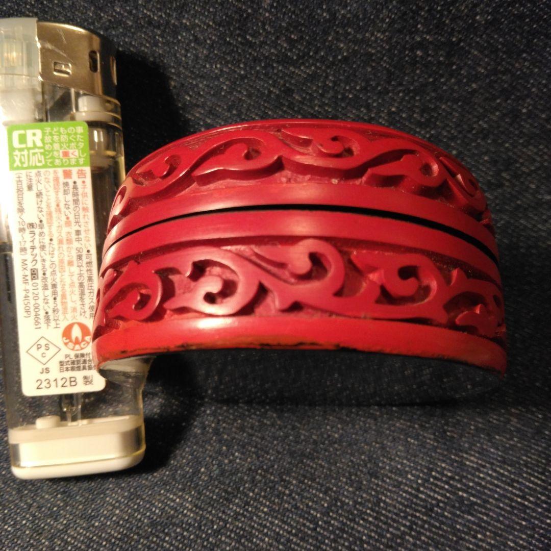 古い堆朱の香合 茶道具 骨董 入れ物 古玩 - メルカリ