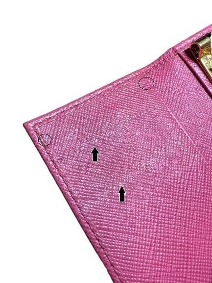 ★極美品★ PRADA プラダ キーケース 6連 ペオニア サフィアーノレザー