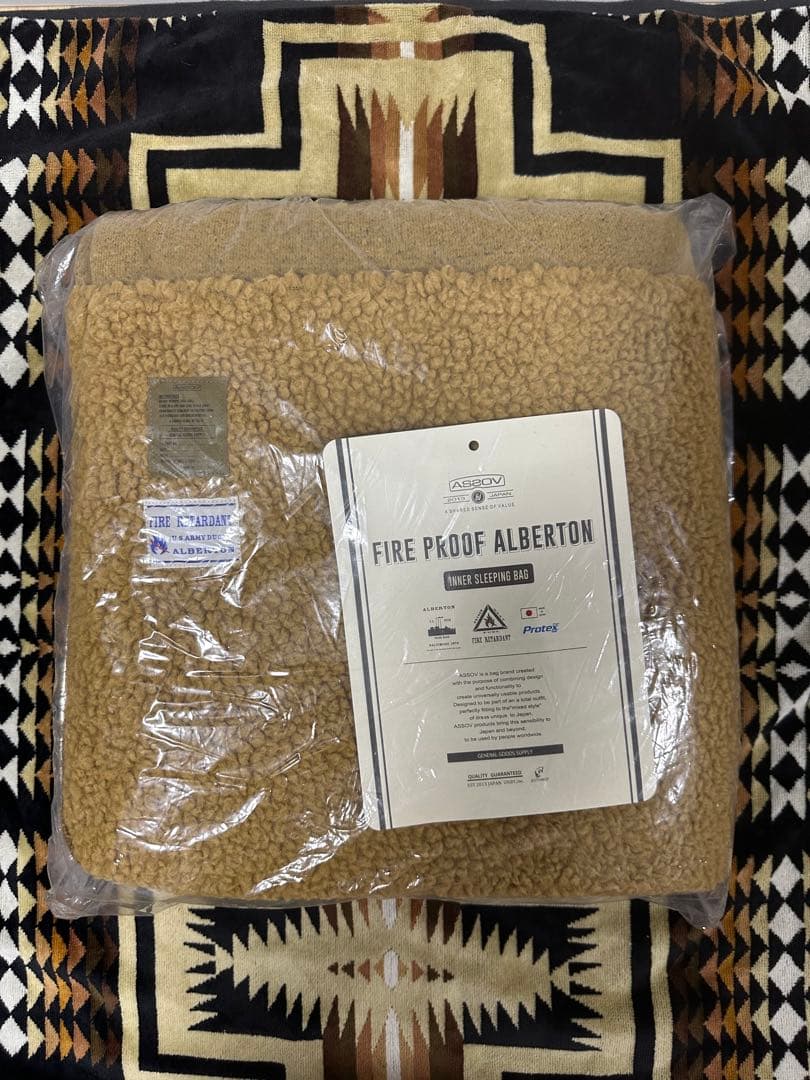 【新品未使用】AS2OV inner sleeping bag 難燃性2個セット