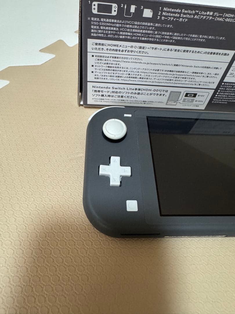 Nintendo Switch Lite グレー 本体　【即購入可】