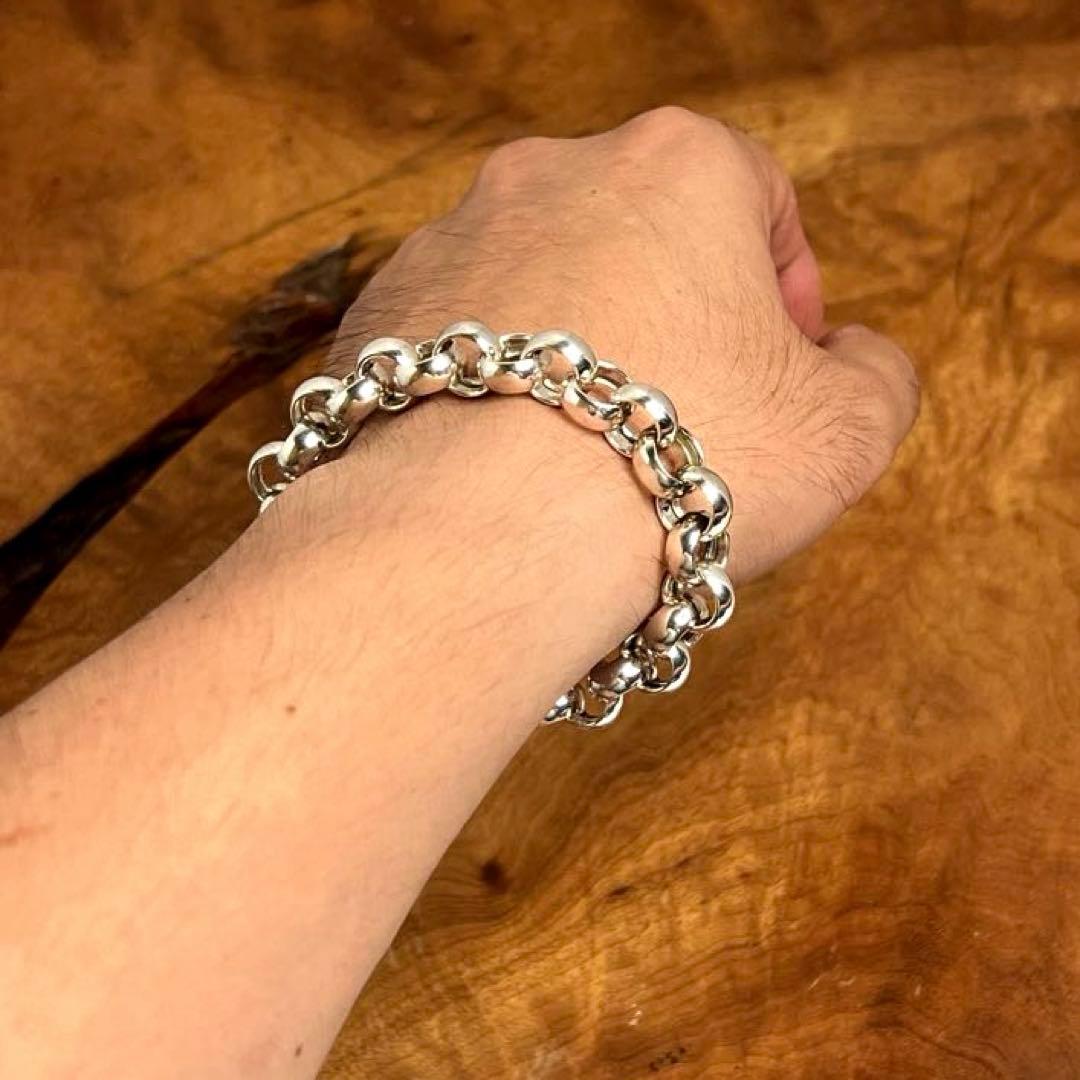 トルコ ヴィンテージ シルバー リンクブレスレット TURKEY 925