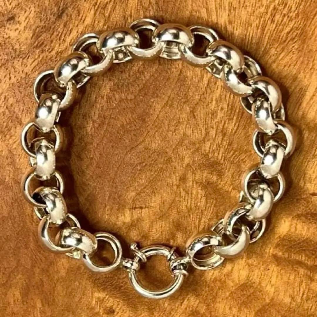 トルコ ヴィンテージ シルバー リンクブレスレット TURKEY 925