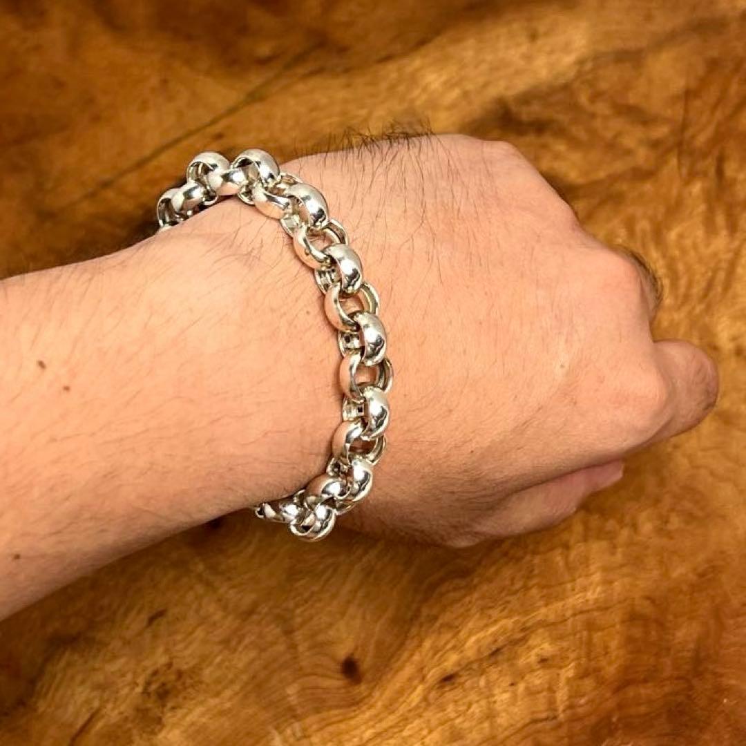 トルコ ヴィンテージ シルバー リンクブレスレット TURKEY 925