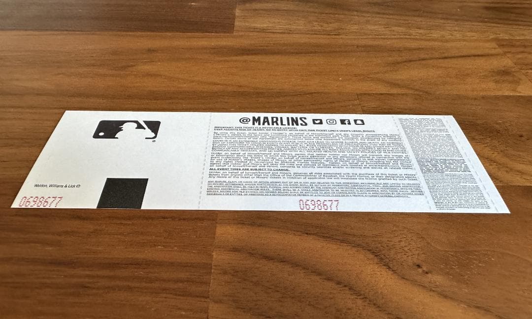 大谷翔平 50-50達成試合 未使用チケット 列席7/5（大谷選手の誕生