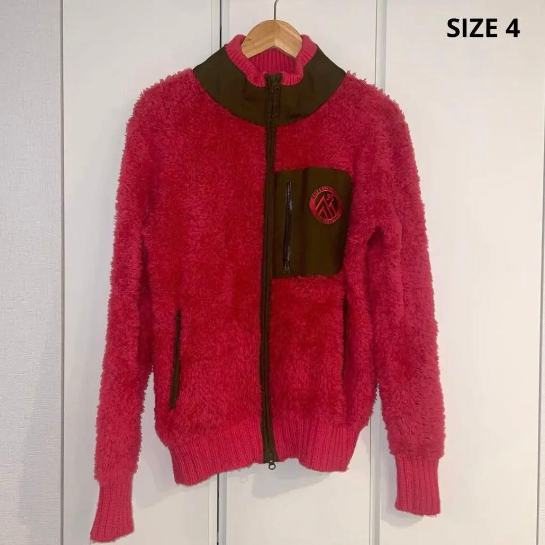 【美品】パーリーゲイツ　ボアブルゾン　ピンク