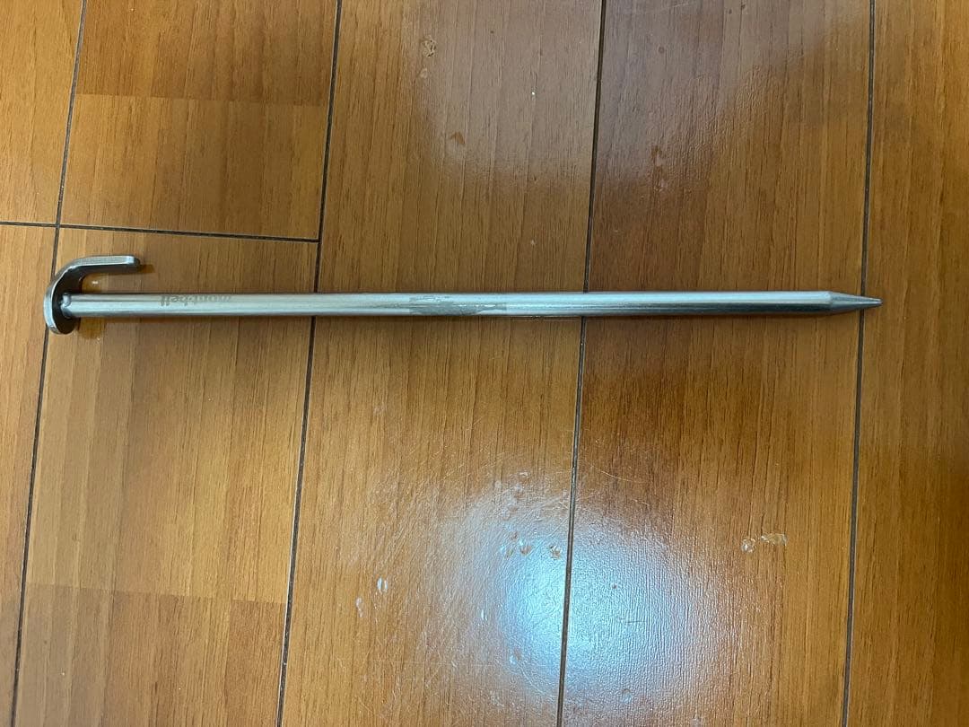 モンベル ステンレスペグ 30cm 17本＋ハンマー＋ペグケース