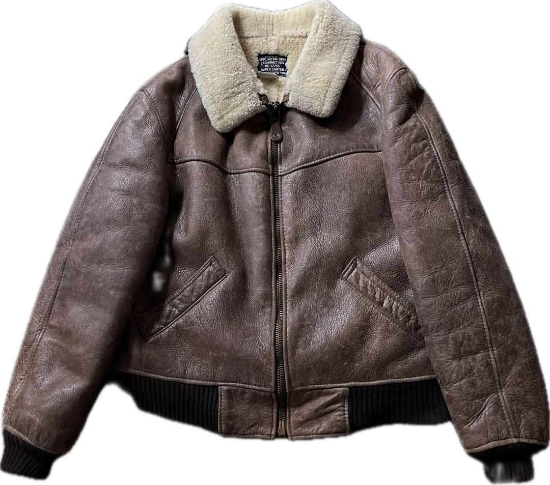 【良品】AVIREX B-6 フライトジャケット ブラウン / 40