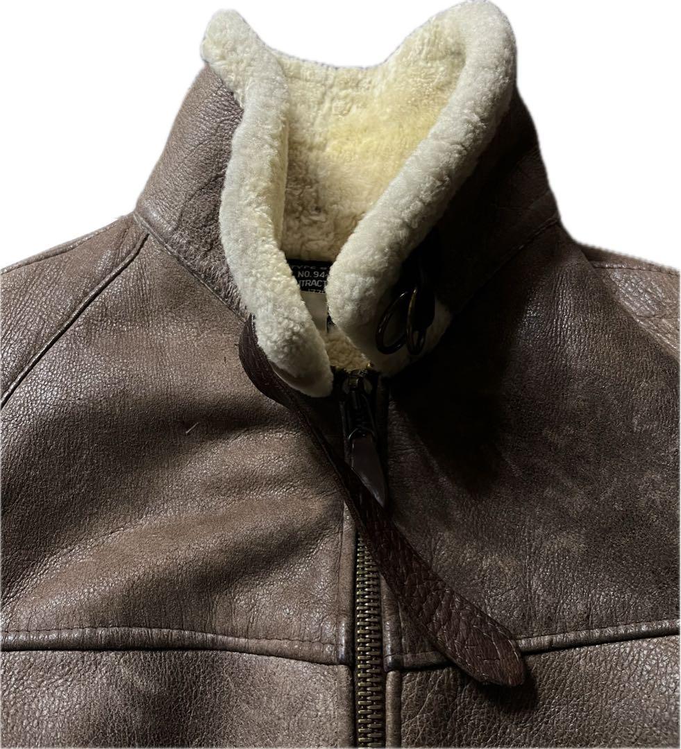 【良品】AVIREX B-6 フライトジャケット ブラウン / 40