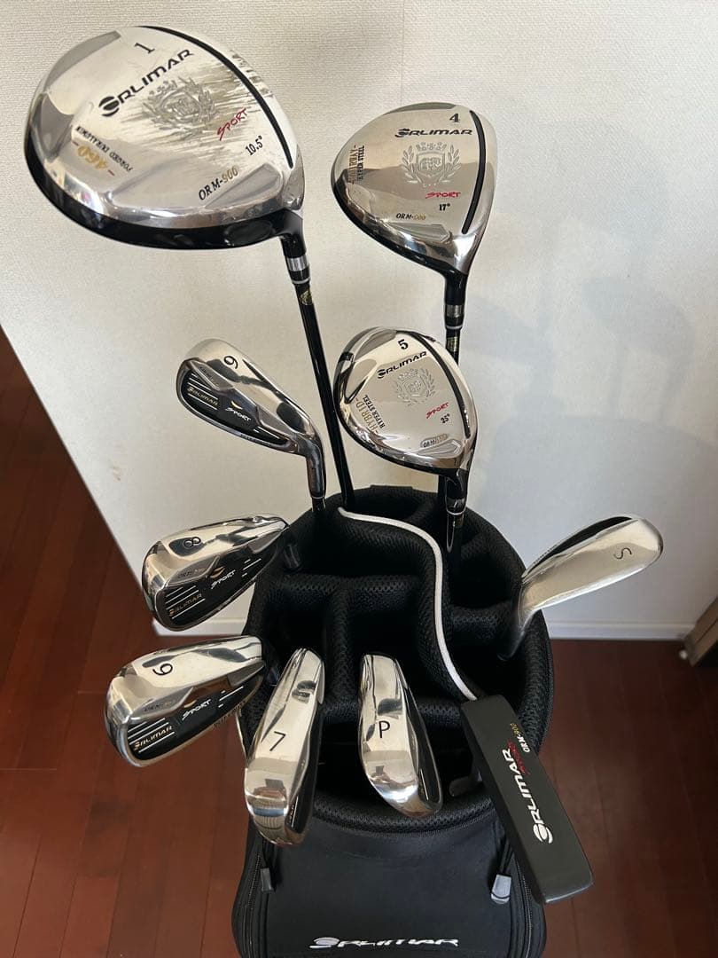 【1度コース使用美品】ORLIMAR ゴルフクラブセット10本