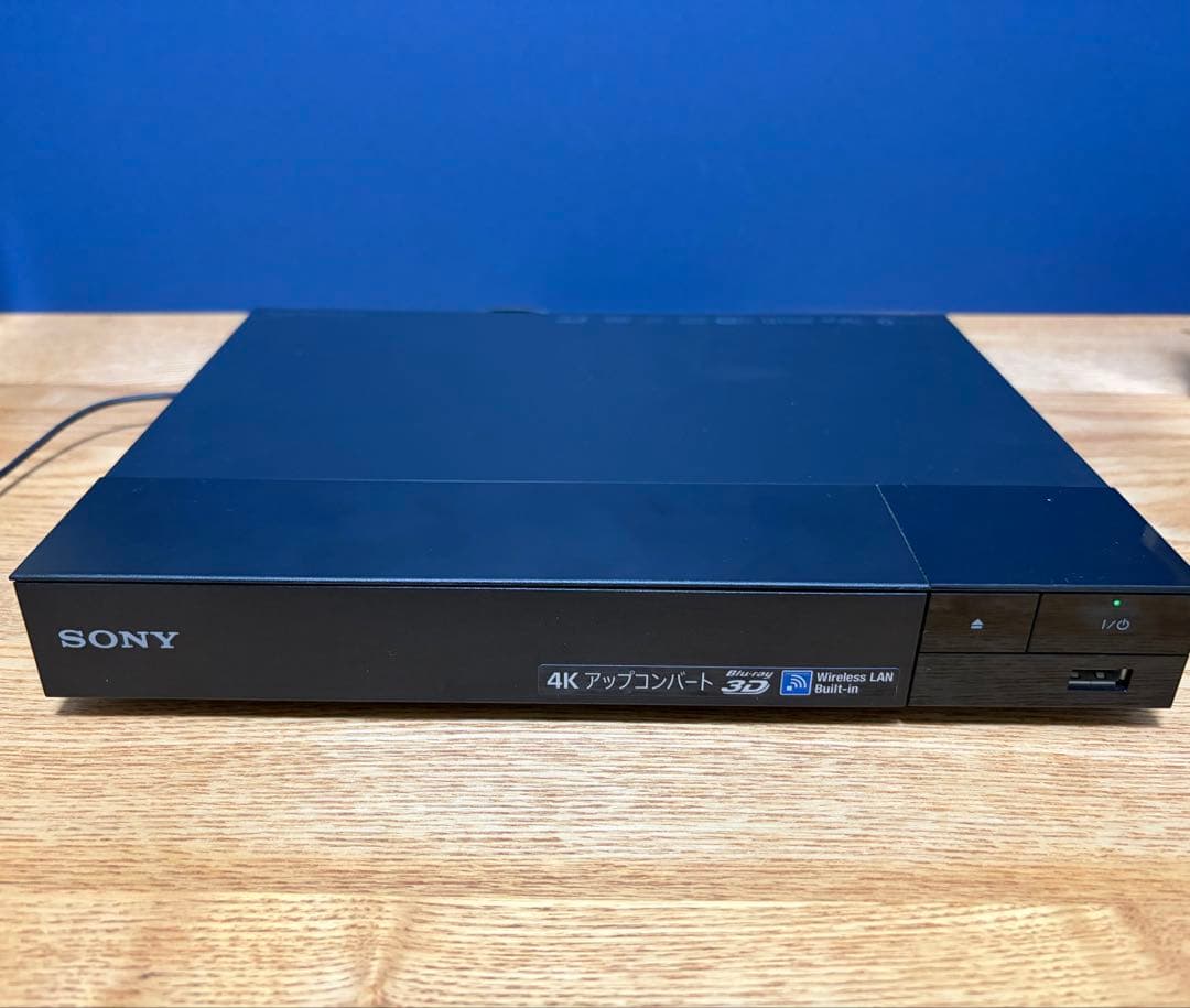 【美品】SONY Blu-rayプレーヤー 4K（HDMIケーブル・純正電池付）
